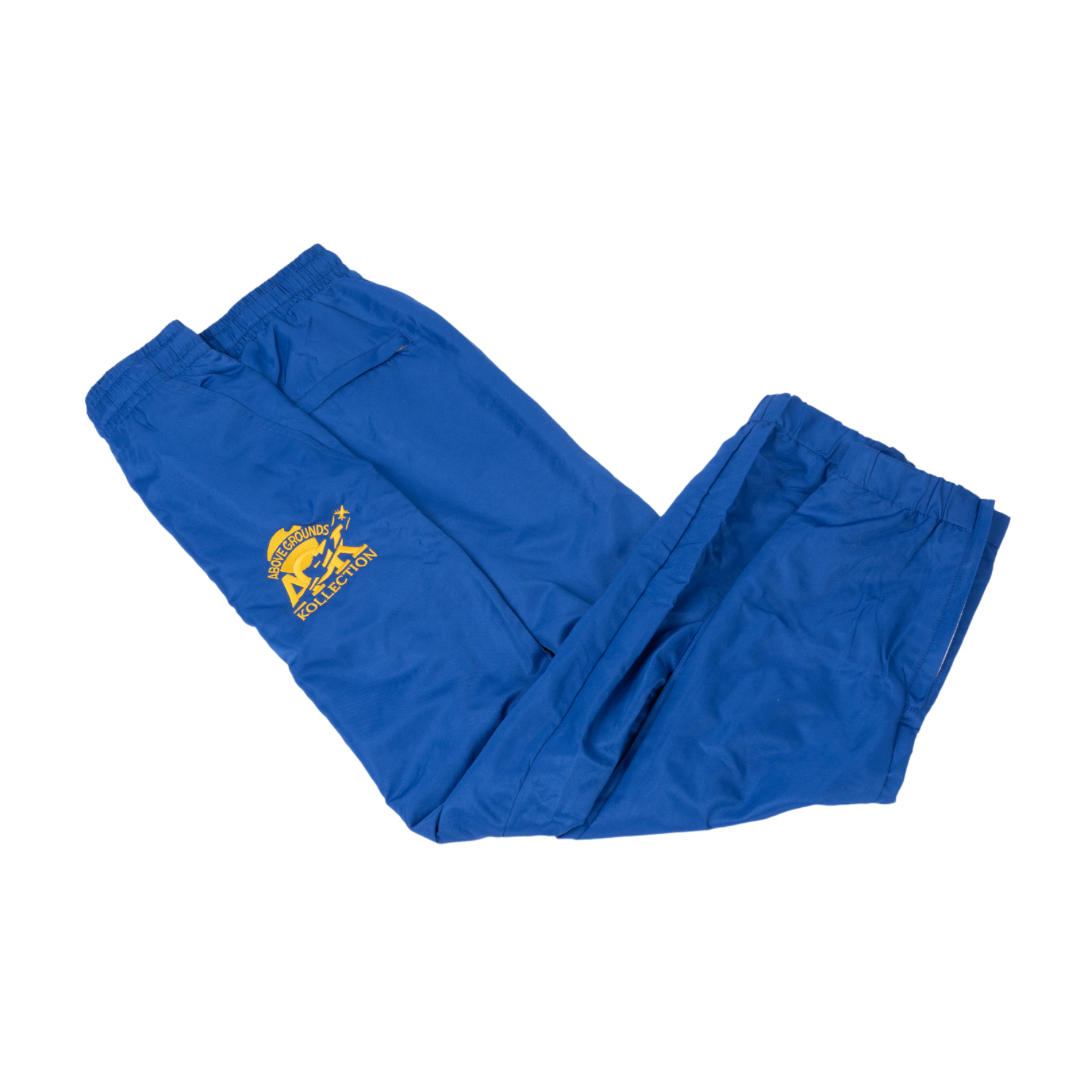 AGK TRACK PANTS [ROYAL BLUE & YELLOW]