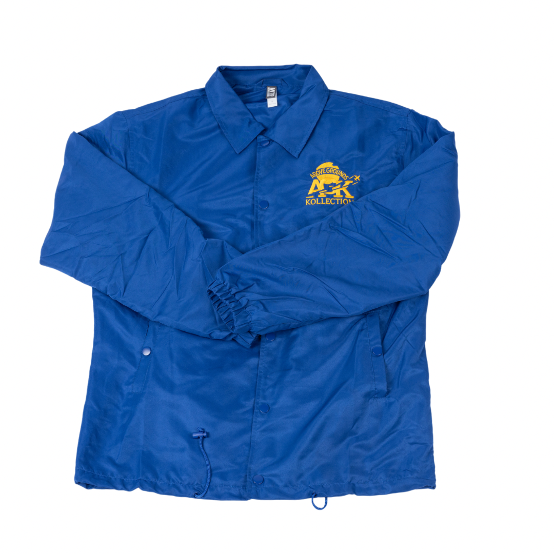 AGK TRACK JACKET [ROYAL BLUE & YELLOW]