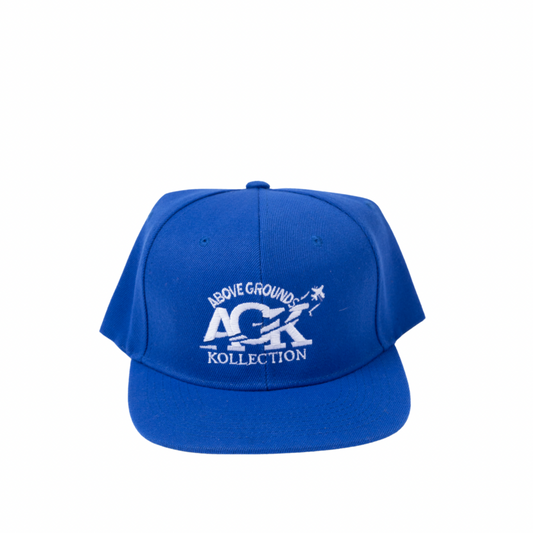 ABOVE GROUNDS KOLLECTION SNAPBACK HAT [ROYAL BLUE]